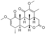 苦木素分子结构 (CAS 76-78-8)