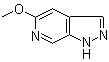 5-甲氧基-1H-吡唑并[3,4-c]吡啶分子结构 (CAS 76006-07-0)