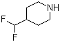 4-(二氟甲基)哌啶分子结构 (CAS 760958-13-2)