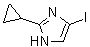 structure of CAS# 761426-65-7, 2-Cyclopropyl-4-iodo-1H-imidazole;2-Cyclopropyl-5-iodo-1H-imidazole