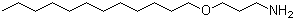 3-Lauryloxypropyl-1-amine molecular structure (CAS 7617-74-5)