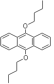 结构式 CAS# 76275-14-4, 9,10-二丁氧基蒽