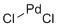 structure of CAS# 7647-10-1, Palladium chloride;Palladium (II) chloride