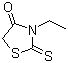 structure of CAS# 7648-01-3, 3-Ethylrhodanine;3-Ethyl-2-thioxo-1,3-thiazolidin-4-one