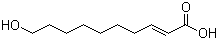 10-Hydroxy-2-decenoic acid molecular structure (CAS 765-01-5)