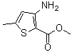 structure of CAS# 76575-71-8, Methyl 3-amino-5-methylthiophene-2-carboxylate