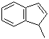 1-甲基茚分子结构 (CAS 767-59-9)