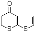5,6-二氢-4H-噻吩并[2,3-b]噻喃-4-酮分子结构 (CAS 7675-04-9)