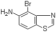 结构式 CAS# 769-19-7, 5-氨基-4-溴苯并噻唑