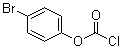 4-溴苯基氯甲酸酯分子结构 (CAS 7693-44-9)