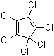 Hexachlorocyclopentadiene molecular structure (CAS 77-47-4)