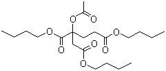 结构式 CAS# 77-90-7, 乙酰柠檬酸三丁酯