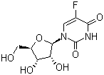 structure of CAS# 77180-80-4, 5-Fluorouridine