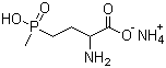 结构式 CAS# 77182-82-2, 草铵膦; 草胺磷铵盐; 2-氨基-4-[羟基(甲基)膦酰基]丁酸铵