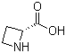 structure of CAS# 7729-30-8, D-Azetidine-2-carboxylic acid;(R)-Azetidine-2-carboxylic acid