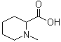 structure of CAS# 7730-87-2, 1-Methyl-2-piperidinecarboxylic acid;1-Methylpipecolinic acid; N-Methyl-2-piperidinecarboxylic acid