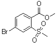 结构式 CAS# 773134-43-3, 4-溴-2-(甲基磺酰基)苯甲酸甲酯