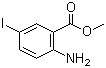 structure of CAS# 77317-55-6, Methyl 2-amino-5-iodobenzoate