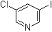 3-氯-5-碘吡啶分子结构 (CAS 77332-90-2)