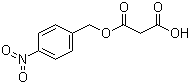 structure of CAS# 77359-11-6, 4-Nitrobenzyl hydrogen malonate;3-[(4-Nitrobenzyl)oxy]-3-oxopropanoic acid
