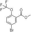 结构式 CAS# 773874-13-8, 5-溴-2-三氟甲氧基苯甲酸甲酯
