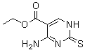 结构式 CAS# 774-07-2, 4-氨基-1,2-二氢-2-硫代-5-嘧啶羧酸乙酯