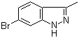 6-溴-3-甲基吲唑分子结构 (CAS 7746-27-2)