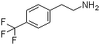 structure of CAS# 775-00-8, 4-Trifluoromethylphenethylamine;2-[4-(Trifluoromethyl)phenyl]ethanamine