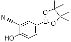structure of CAS# 775351-56-9, 2-Hydroxy-5-(4,4,5,5-tetramethyl-1,3,2-dioxaborolan-2-yl)benzonitrile