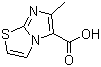 结构式 CAS# 77628-51-4, 6-甲基咪唑并[2,1-b][1,3]噻唑-5-甲酸