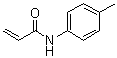 结构式 CAS# 7766-36-1, N-(4-甲基苯基)丙烯酰胺