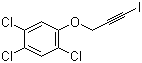 结构式 CAS# 777-11-7, 氯丙炔碘; 2,4,5-三氯苯基-gamma-碘代丙炔醚