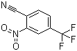 结构式 CAS# 778-94-9, 2-硝基-4-(三氟甲基)苯甲腈; 4-氰基-3-硝基三氟甲苯