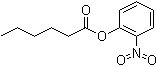 structure of CAS# 7780-14-5, Hexanoic acid o-nitrophenyl ester
