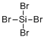 Tetrabromosilane molecular structure (CAS 7789-66-4)