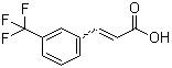 structure of CAS# 779-89-5, 3-(Trifluoromethyl)cinnamic acid  ;m-(Trifluoromethyl)cinnamic acid