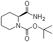 structure of CAS# 78058-41-0, N-Boc-L-2-piperidinecarboxamide