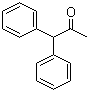 structure of CAS# 781-35-1, 1,1-Diphenylacetone;1,1-Diphenyl-2-propanone