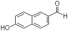 结构式 CAS# 78119-82-1, 6-羟基-2-萘甲醛