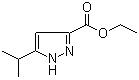structure of CAS# 78208-72-7, Ethyl 5-(1-methylethyl)-1H-pyrazole-3-carboxylate;Ethyl 5-isopropyl-1H-pyrazole-3-carboxylate
