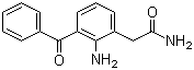 结构式 CAS# 78281-72-8, 奈帕芬胺; 2-氨基-3-苯甲酰基苯乙酰胺