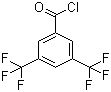 3,5-Bis(trifluoromethyl)benzoyl chloride  molecular structure (CAS 785-56-8)