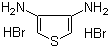 structure of CAS# 78637-85-1, 3,4-Diaminothiophene dihydrobromide ;3,4-Thiophenediamine dihydrobromide