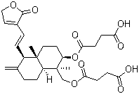 结构式 CAS# 786593-06-4, 脱水穿心莲内酯琥珀酸半酯
