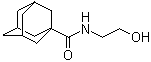 structure of CAS# 78743-65-4, N-2-Hydroxyethyl-1-adamantylformamide
