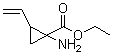 structure of CAS# 787548-29-2, 1-Amino-2-vinylcyclopropanecarboxylic acid ethyl ester