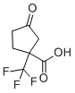 结构式 CAS# 787640-49-7, 3-氧代-1-(三氟甲基)-环戊烷羧酸