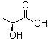 结构式 CAS# 79-33-4, L-乳酸; L-2-羟基丙酸; (S)-(+)-2-羟基丙酸