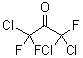 structure of CAS# 79-52-7, 1,1,3-Trichloro-1,3,3-trifluoro-2-propanone;1,1,3-Trichlorotrifluoroacetone; 1,1,3-Trichlorotrifluoropropan-2-one; 1,1,3-Trifluoro-1,3,3-trichloroacetone; 1,3,3-Trichloro-1,1,3-trifluoroacetone; NSC 73469