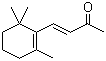 structure of CAS# 79-77-6, 4-(2,6,6-Trimethyl-1-cyclohexenyl)-3-buten-2-one;beta-Ionone; (3E)-4-(2,6,6-Trimethylcyclohex-1-en-1-yl)but-3-en-2-one